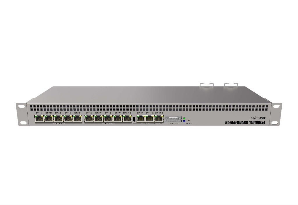 Mikrotik RB1100AHx4 MikroTik RB1100AHx4 13 Port Gigabit Firewall Router ürün görseli 1 - wifidepo