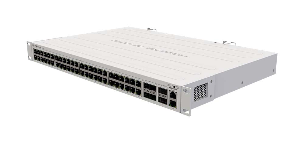 CRS354-48P-4S+2Q+RM-MikroTik CRS354-48P-4S+2Q+RM 48 Port 4 10G 2 40G SFP PoE Switch