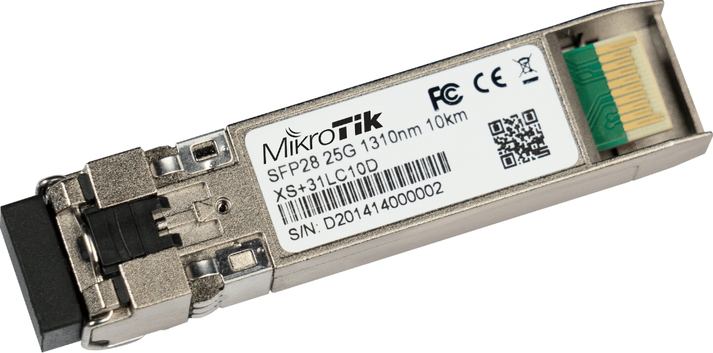 Mikrotik XS+31LC10D Mikrotik XS+31LC10D SFP28 25G 10KM SM Fiber Modül ürün görseli 1 - wifidepo
