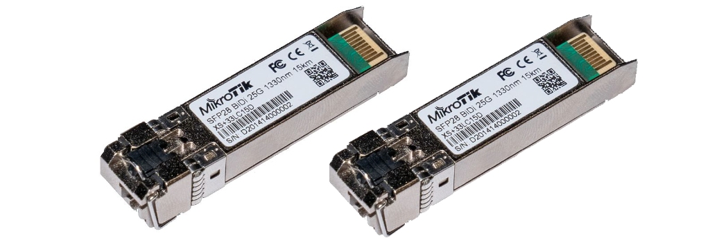 Mikrotik XS+2733LC15D Mikrotik XS+2733LC15D 15KM 25G SFP28 Fiber Modül Bi-Directional LC ürün görseli 1 - wifidepo