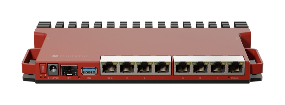 L009UiGS-RM-MikroTik L009UiGS-RM 8 Port 2.5G SFP Firewall Router