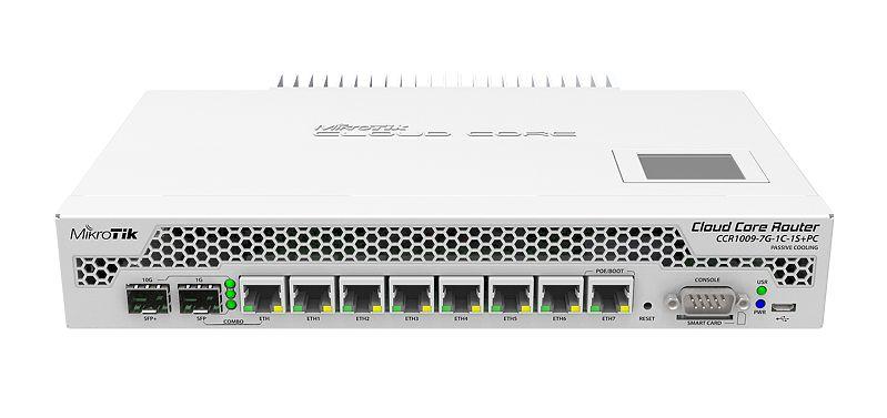 CCR1009-7G-1C-1S+PC-MikroTik CCR1009-7G-1C-1S+PC RouterOS L6 Router Firewall