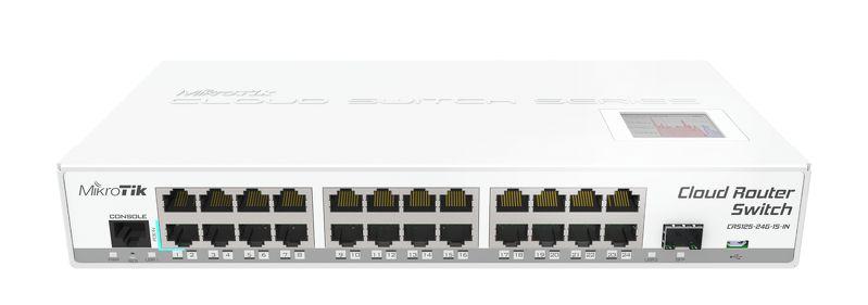CRS125-24G-1S-IN-MikroTiK CRS125-24G-1S-IN 24 Port Gigabit Switch Router Firewall