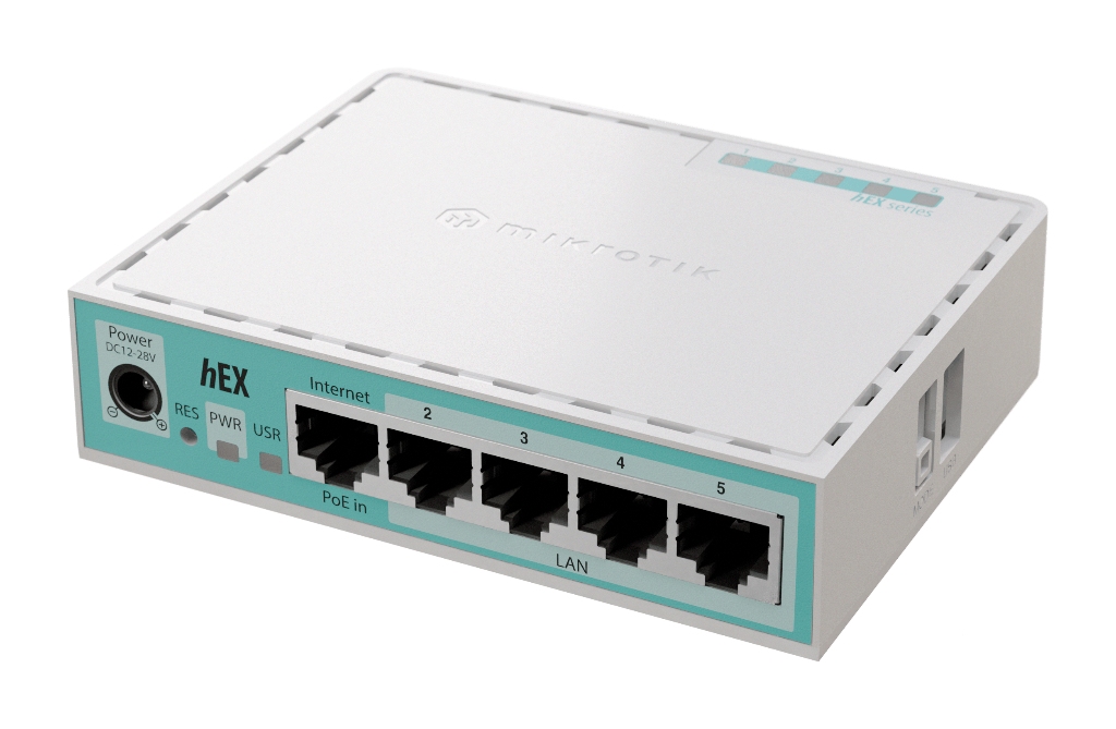 -MikroTik hEX Refresh 2024 Version - E50UG 5 Port Gigabit Firewall Router