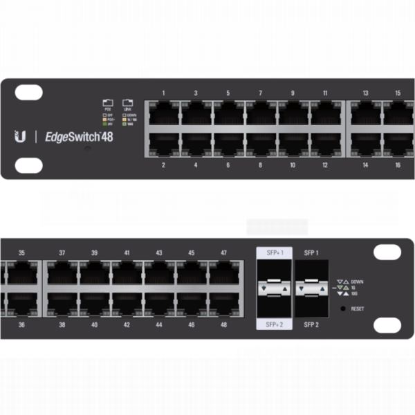 ES-48-750W-Ubnt Ubiquiti EdgeSwitch 48 Port 750W PoE+ Layer3 Switch ES-48-750W-Ubnt Ubiquiti EdgeSwitch 48 Port 750W PoE+ Layer3 Switch