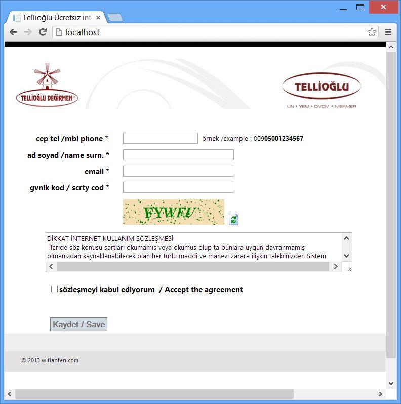 WFMKHOTPRG2-MikroTiK için Web Tabanlı Online Kullanıcı Oluştrma