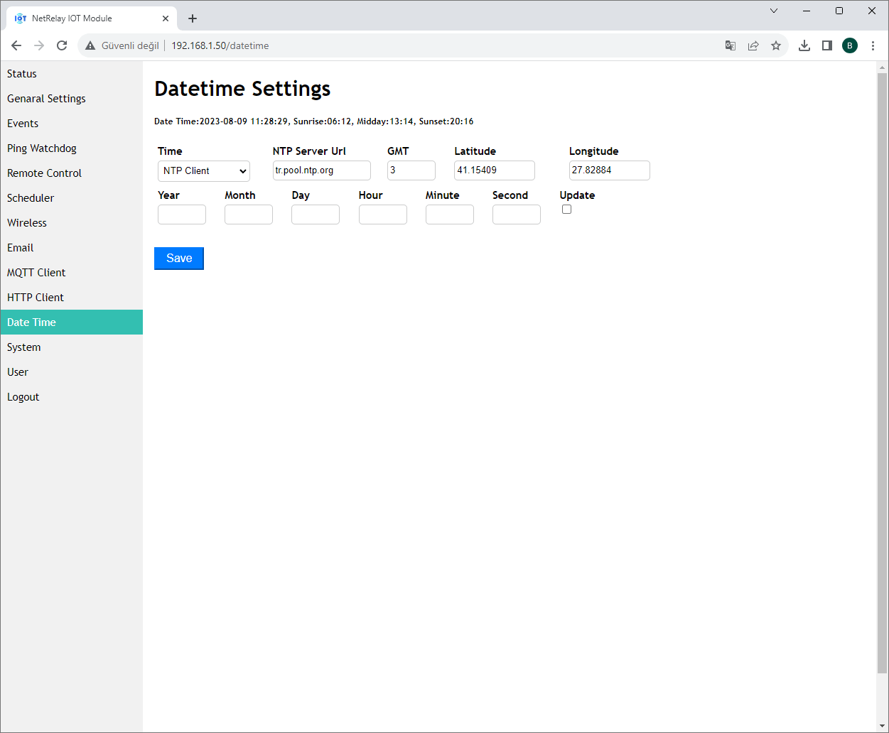NetRelay NR001 NetRelay IoT Development Board 4 Röle (PoE-Ethernet-WiFi Lan Relay) Geliştirme Kartı ürün görseli 9 - wifidepo
