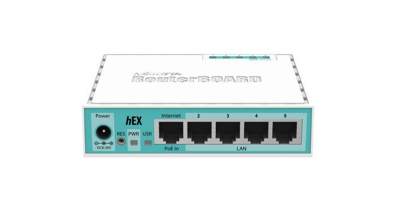 RB750GR3-MikroTik RB750Gr3 - MikroTik hEX 5 Port Gigabit Firewall Router