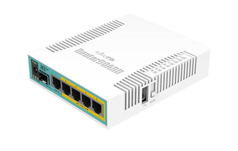 Mikrotik RB960PGS MikroTIK hEX 4 PoE RB960PGS 5X gigabit 1 sfp Router  ürün görseli 1 - wifidepo