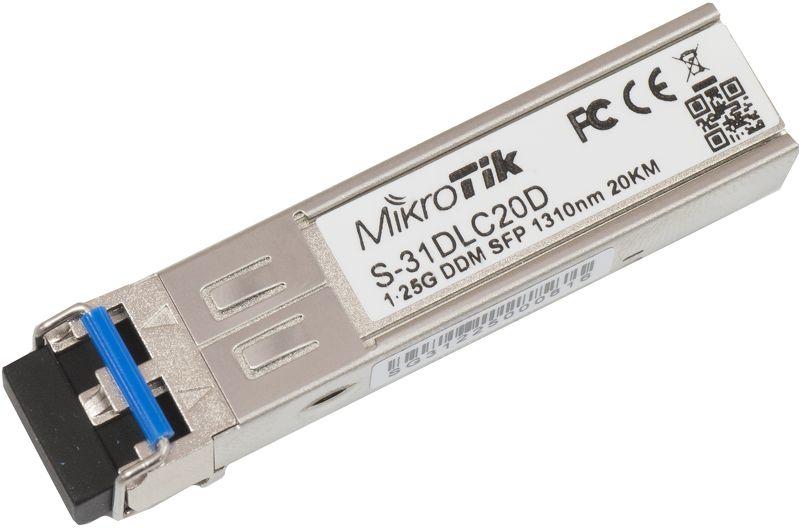 S-31DLC20D-MikroTiK S-31DLC20D SFP Module 1.25G SM 20km1310nm