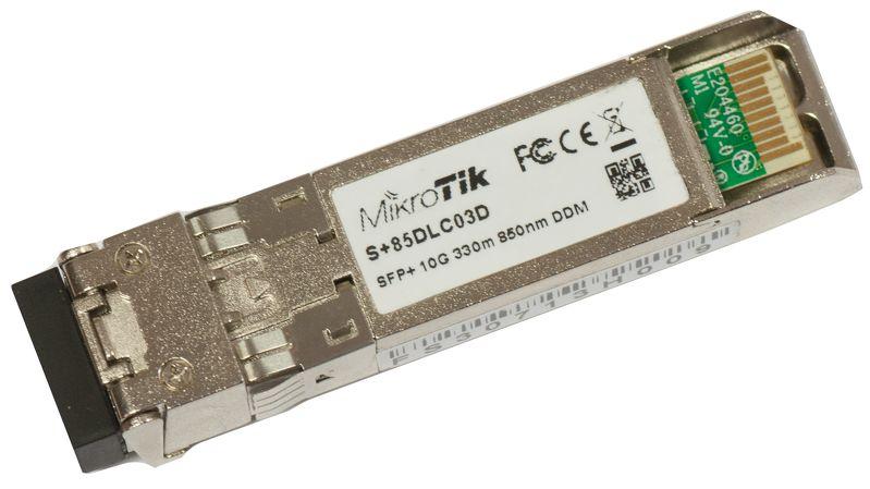 S+85DLC03D-MikroTiK S+85DLC03D SFP+ Module 10G MultiMode 300m