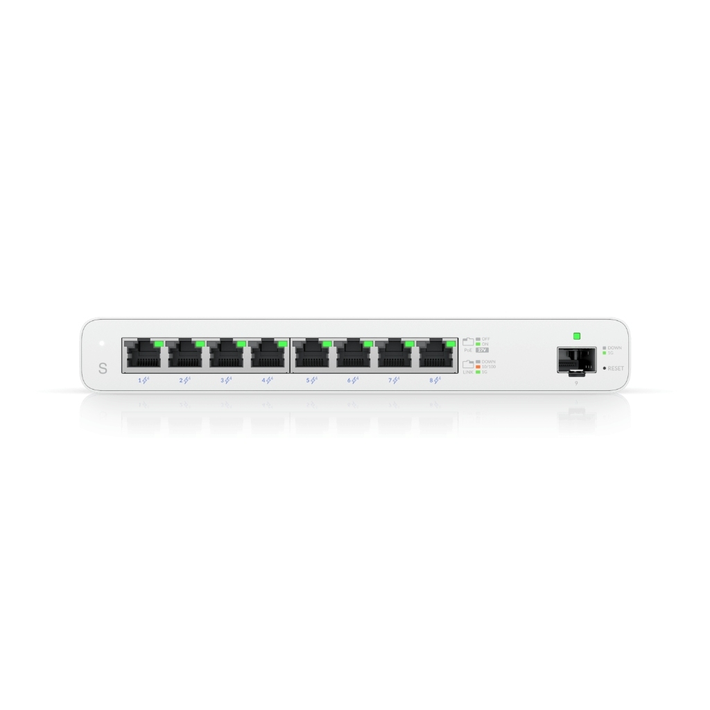 UISP-S-UBNT UISP-S - UISP Switch 8 Port 24V 110W PoE Yönetilebilir Switch