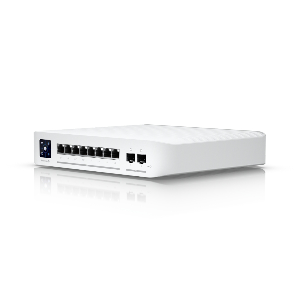 -UBNT UniFi USW-Enterprise-8-PoE-EU 8 Port PoE+ 2.5G Yönetilebilir Switch