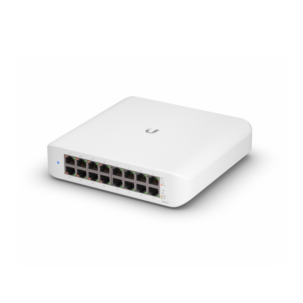 USW-Lite-16-POE-UBNT USW-Lite-16-POE - UBNT UniFi Switch Lite 16 PoE Switch