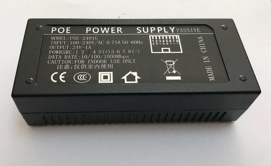 WifiDepo WFPOEGRT-240200AWFPO Wifidepo OEM Gigabit 24 Volt 1 Amper POE (UBNT, POE-24-12W, POE-24-12W-G  uyumlu) Adaptör ürün görseli 2 - wifidepo