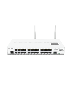 -MikroTiK CRS125-24G-1S-2HnD-IN 24 Port Gigabit WiFi Router Firewall Switch