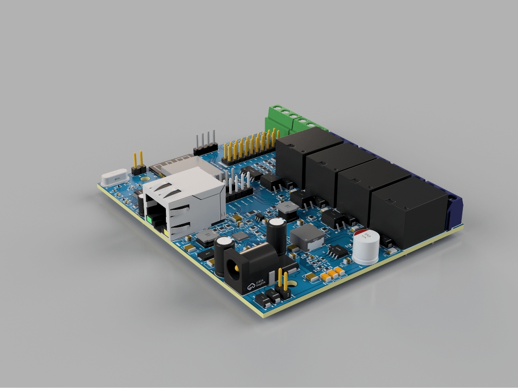 NetRelay NR001 NetRelay IoT Development Board 4 Röle (PoE-Ethernet-WiFi Lan Relay) Geliştirme Kartı ürün görseli 7 - wifidepo