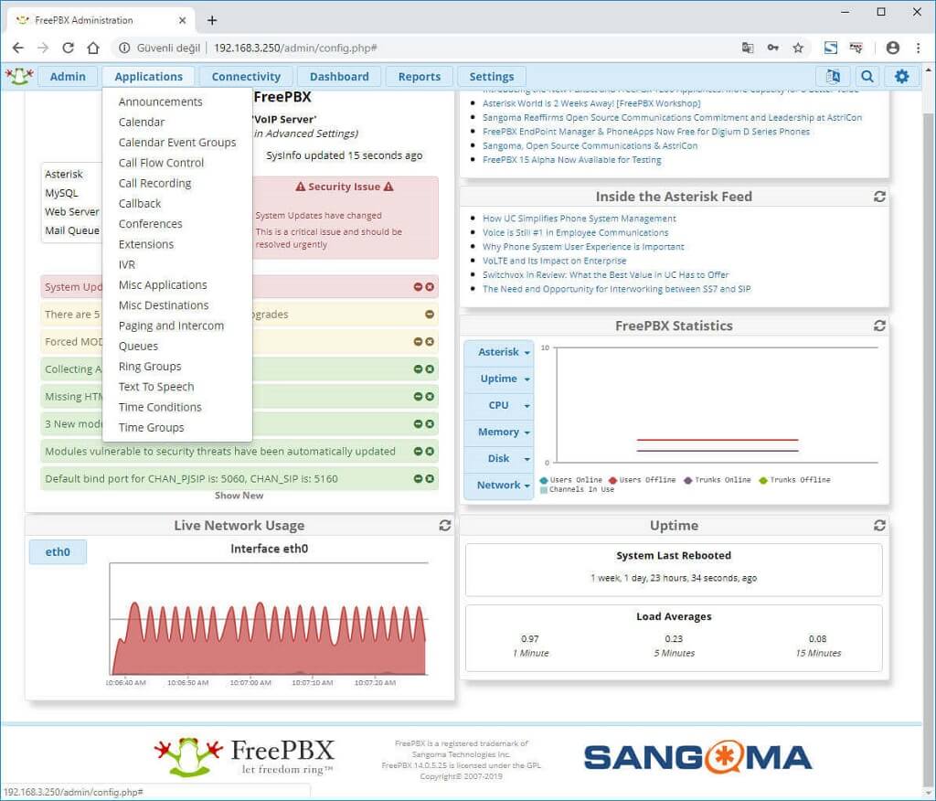 Raspberry RaspiPBX RaspiPBX  IP PBX Ofis Santral Sistemi ürün görseli 5 - wifidepo