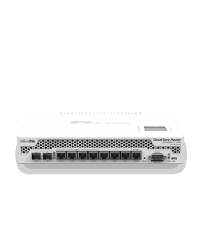 Mikrotik WFMKCCR1009-8G-1S-1S+ Mikrotik CCR1009-8G-1S+PC Cloud Core Router 1009-8G-1S+PC (RouterOS L6) ürün görseli 1 - wifidepo