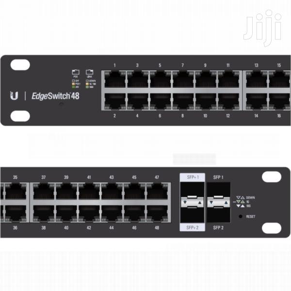 ES-48-500W-UBNT ES-48-500W  EdgeSwitch 48 Port 500W PoE+ Layer3 Switch