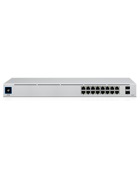 UBNT WFUBUSW-16-POE UBNT UniFi USW-16 PoE - UBNT UniFi Switch 16 Port PoE Gen2 ürün görseli 1 - wifidepo