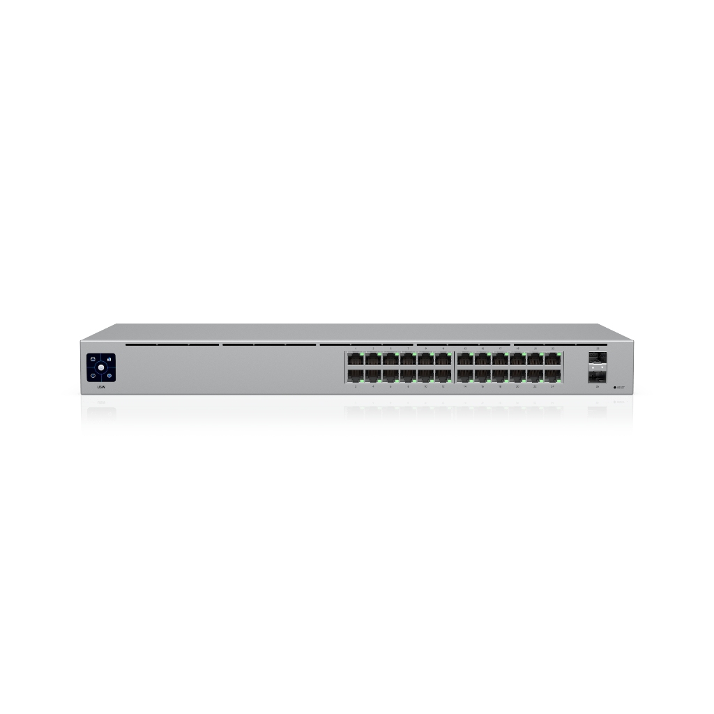 -Ubiquiti UniFi Standard 24 (USW-24) | 24 Port Gigabit, 2 SFP, Fansız Layer 2 Switch