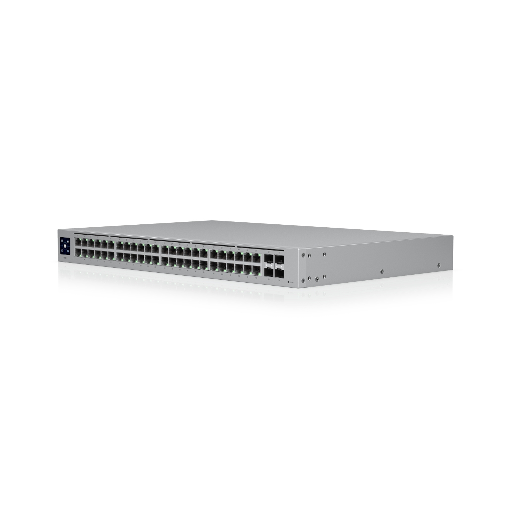 -UBNT UniFi Standard 48 (USW-48) | 48 Port Gigabit, 4 SFP, Fansız Layer 2 Switch