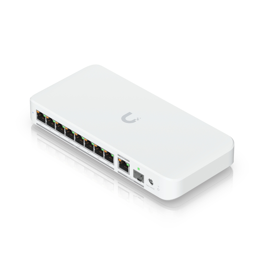 UBNT USW-Flex-2.5G-8-PoE UBNT UniFi Flex 2.5G PoE Switch | USW-Flex-2.5G-8-PoE | 8 Port 2.5GbE PoE++, 10G Combo Uplink Switch ürün görseli 3 - wifidepo