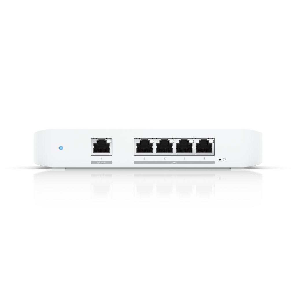 USW-Flex-XG-UBNT UniFi Flex 10 GbE (USW-Flex-XG) | 4x 10GbE RJ45, PoE+ ve USB-C Destekli Kompakt Switch